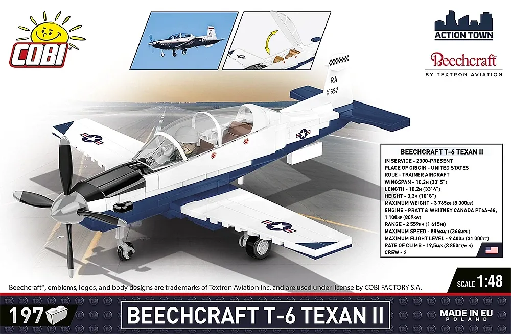 COBI 26624 Beechcraft T-6 Texan II