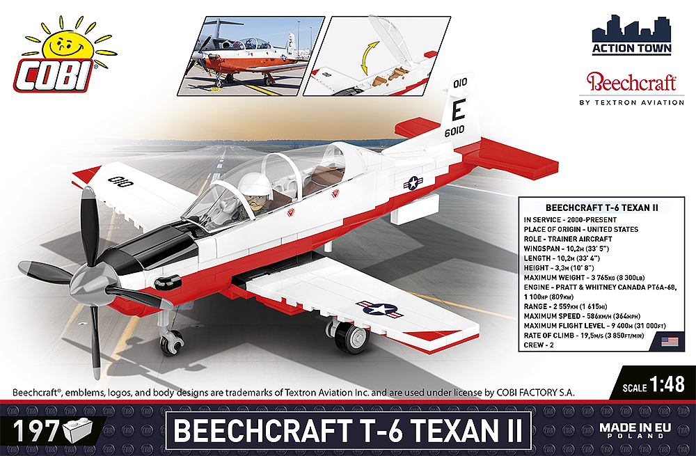 COBI 26625 Beechcraft T-6 Texan II