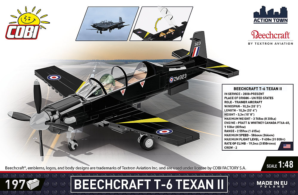 COBI 26626 Beechcraft T-6 Texan II