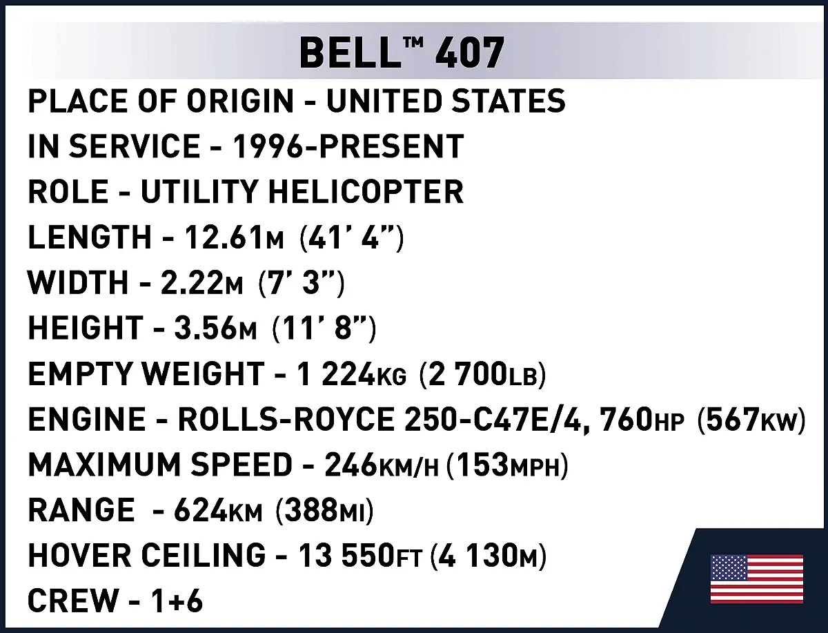 COBI 26627 Bell 407 Küstenwache