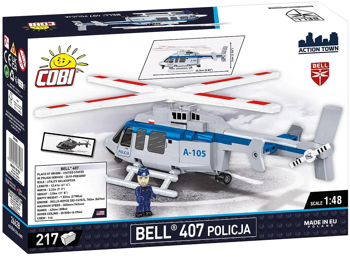COBI 26628 Bell 407 Polizei