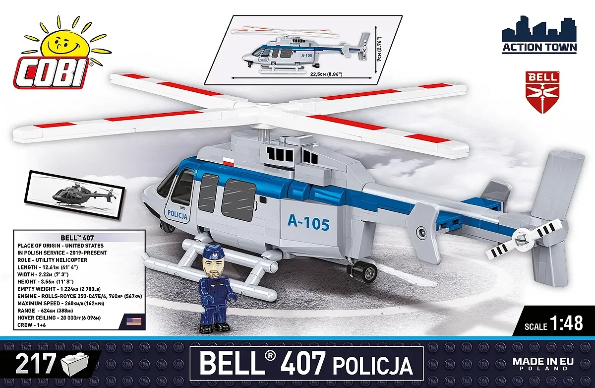 COBI 26628 Bell 407 Polizei