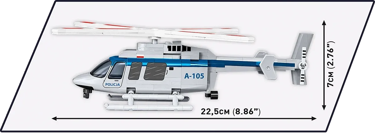COBI 26628 Bell 407 Polizei