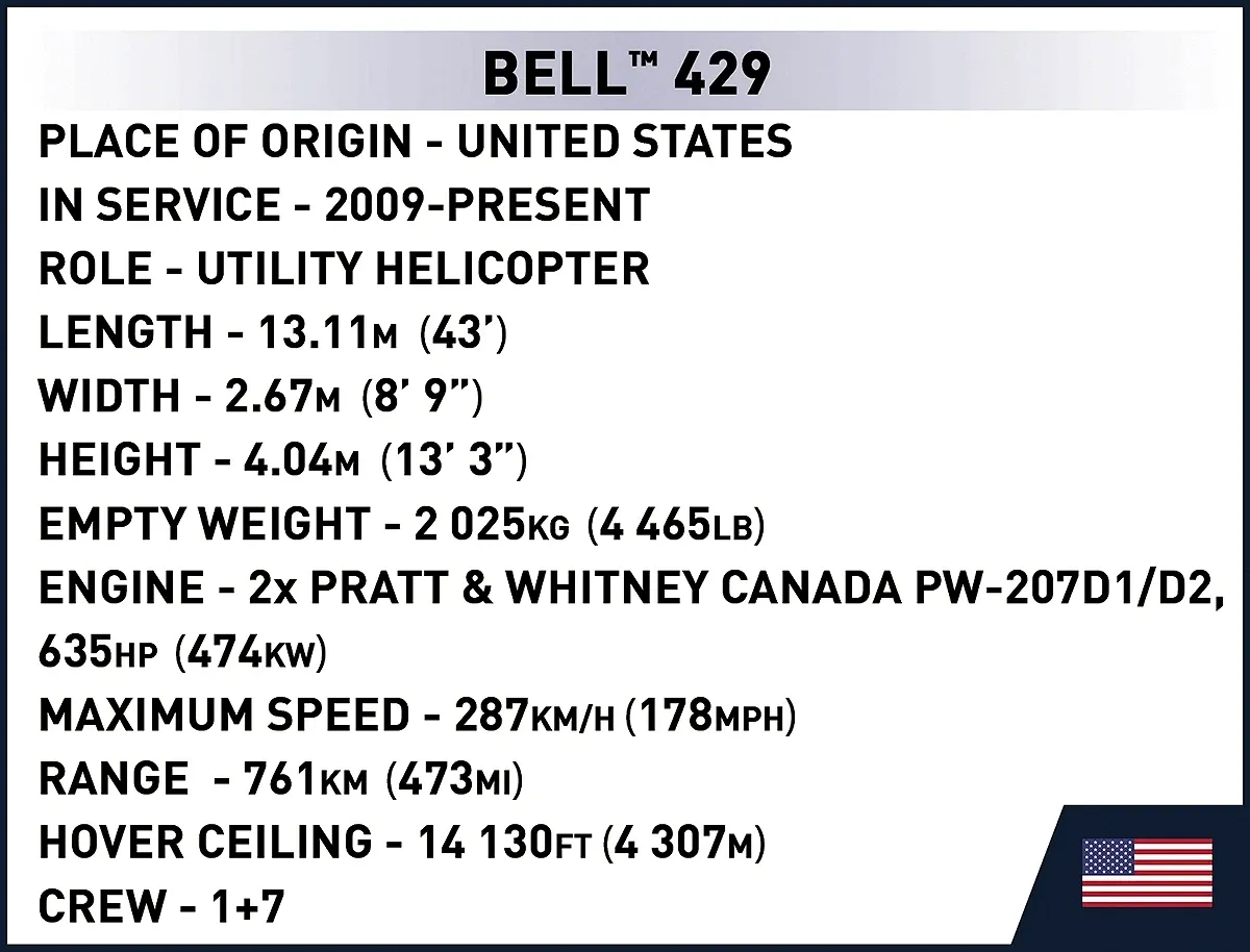COBI 26629 Bell 429 Luftambulanz