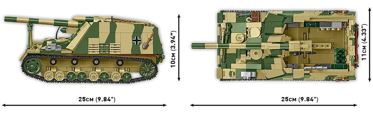 COBI 2663 Panzerhaubitze Hummel (Sd.Kfz.165)
