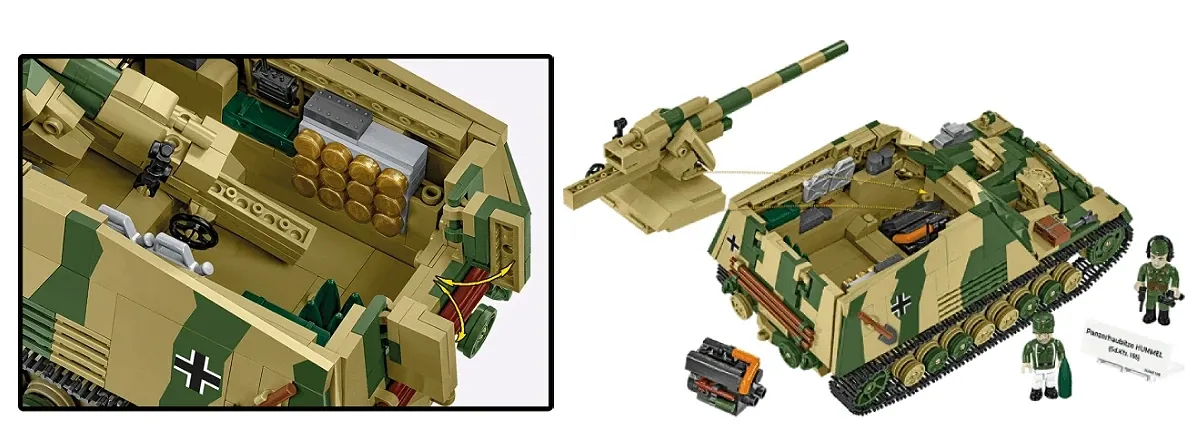 COBI 2663 Panzerhaubitze Hummel (Sd.Kfz.165)