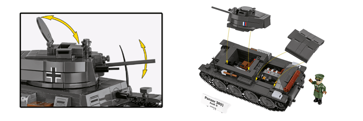 COBI 2666 Panzer 38(t) / (ČKD) LT vz.38