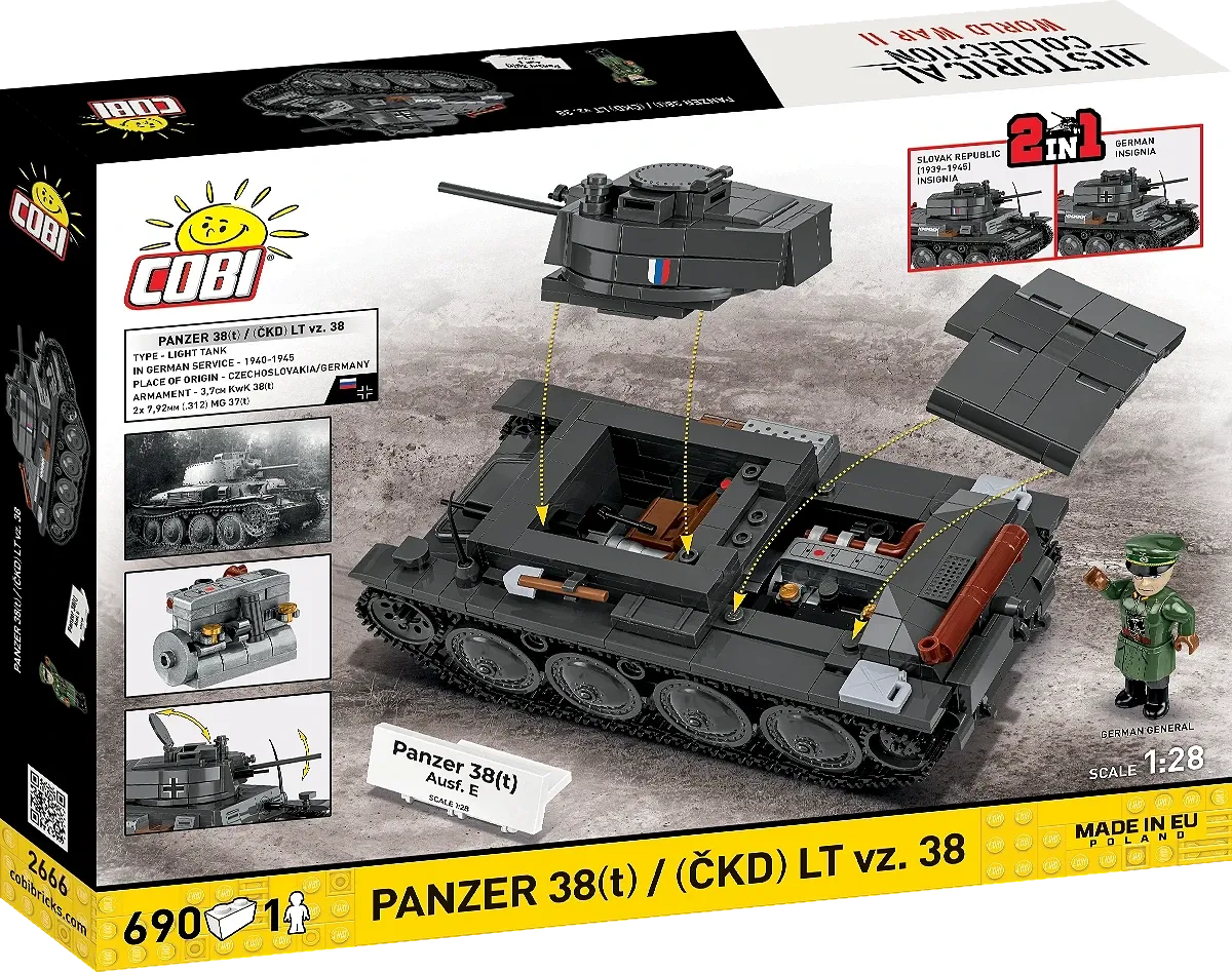 COBI 2666 Panzer 38(t) / (ČKD) LT vz.38