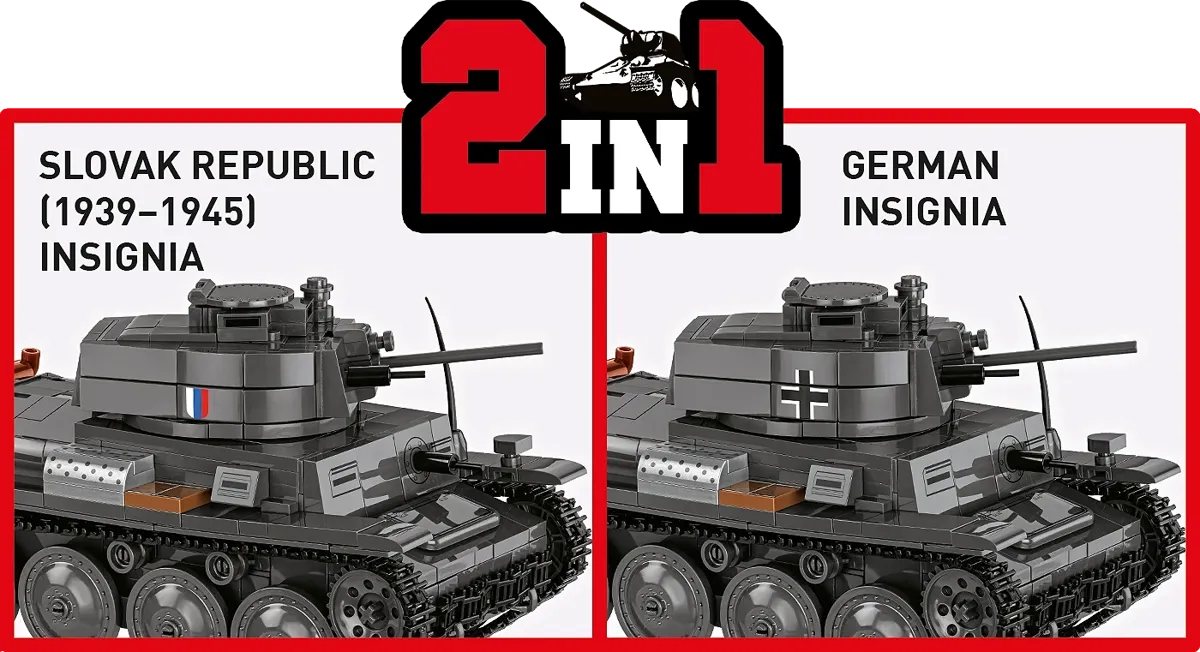 COBI 2666 Panzer 38(t) / (ČKD) LT vz.38