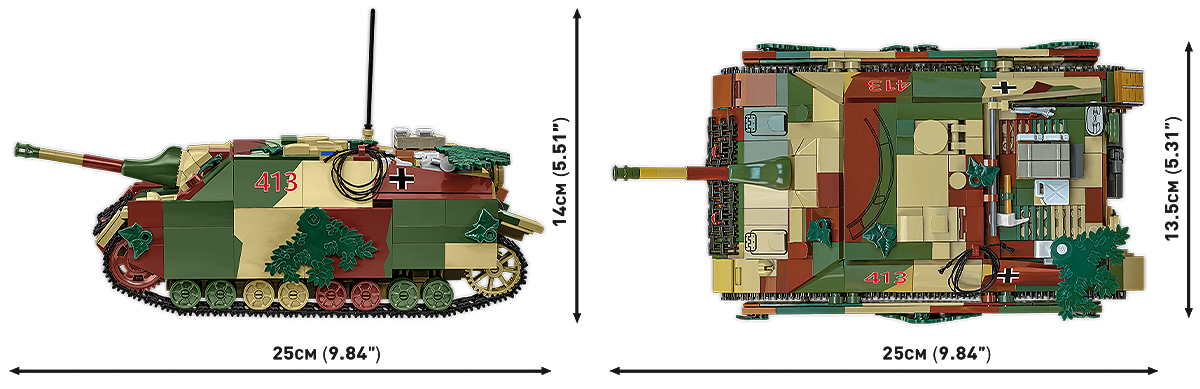 COBI 2667 Jagdpanzer IV Ausf.F (Sd.Kfz.162) - Limited Edition