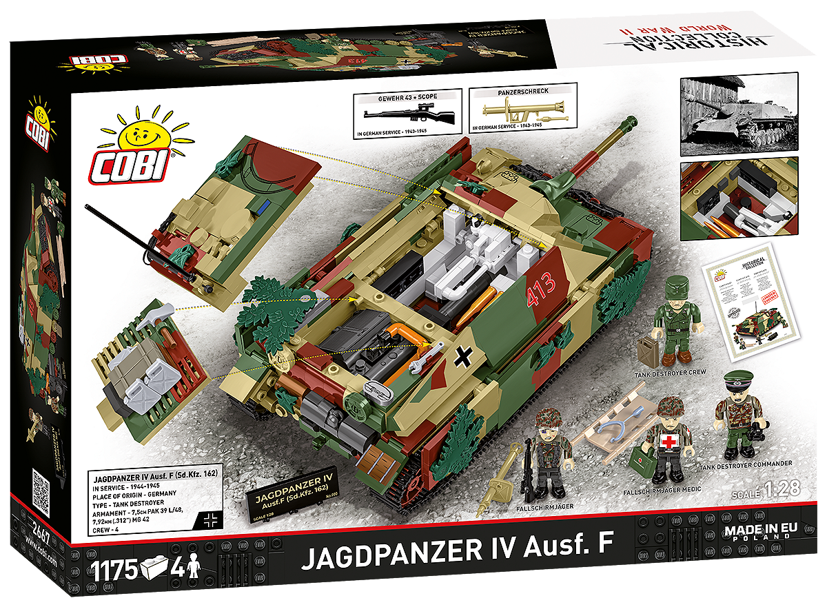 COBI 2667 Jagdpanzer IV Ausf.F (Sd.Kfz.162) - Limited Edition