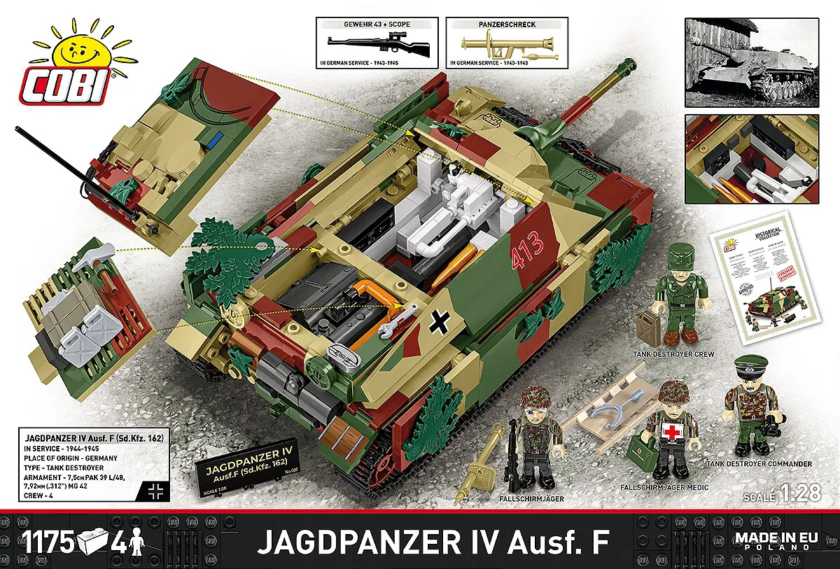 COBI 2667 Jagdpanzer IV Ausf.F (Sd.Kfz.162) - Limited Edition