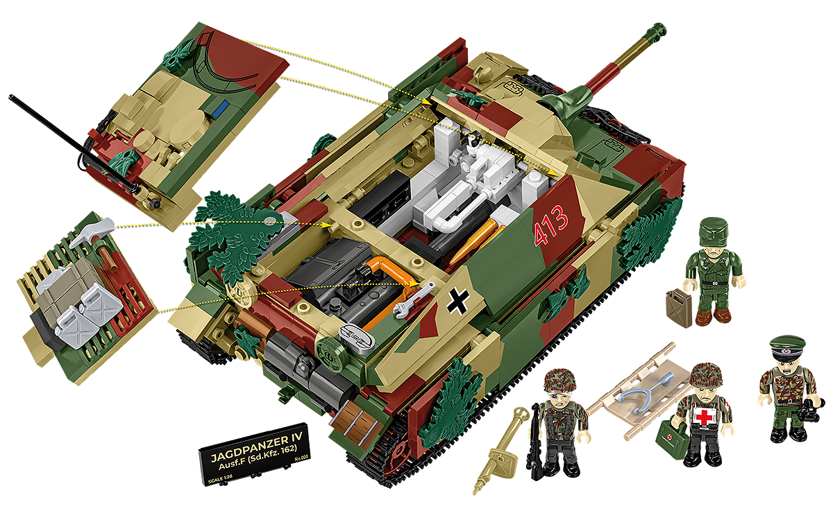 COBI 2667 Jagdpanzer IV Ausf.F (Sd.Kfz.162) - Limited Edition