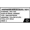 COBI 2668 Jagdpanzer IV/70 (V) (Sd.Kfz.162/1)