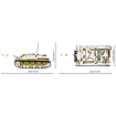 COBI 2668 Jagdpanzer IV/70 (V) (Sd.Kfz.162/1)
