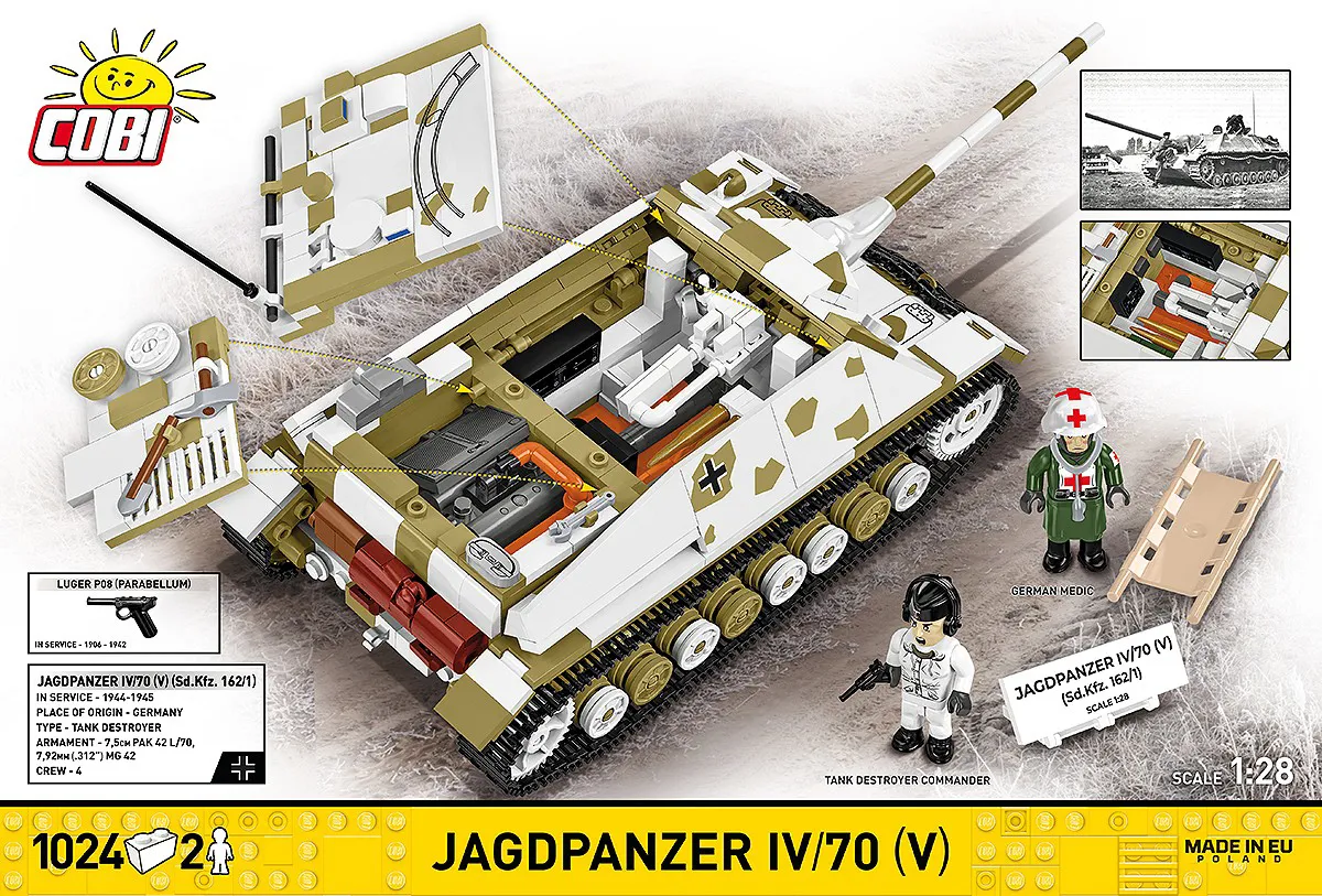 COBI 2668 Jagdpanzer IV/70 (V) (Sd.Kfz.162/1)