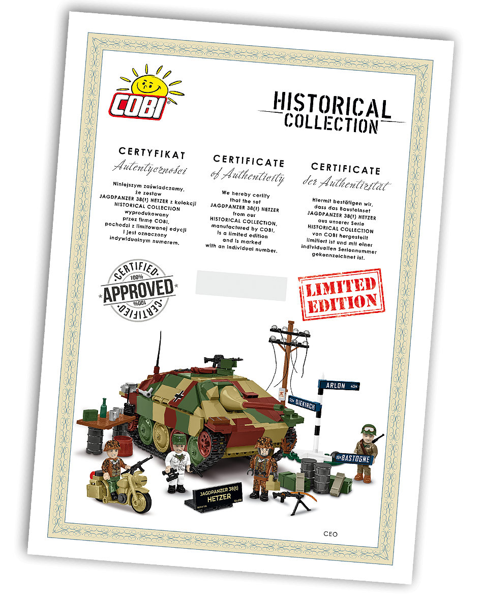 COBI 2669 Jagdpanzer 38(t) Hetzer - Limited Edition