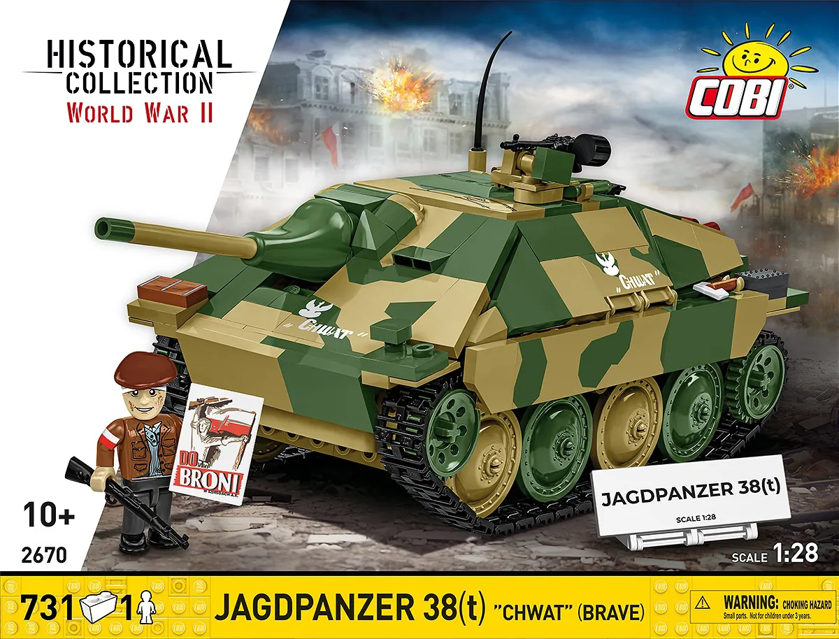 COBI 2670 Jagdpanzer 38(t) "Chwat" (Tapfer)