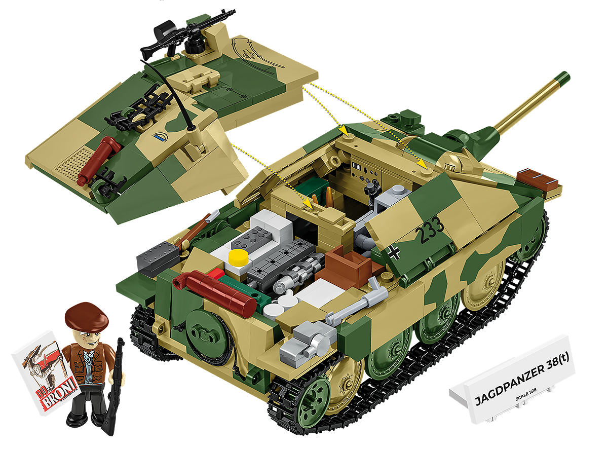 COBI 2670 Jagdpanzer 38(t) "Chwat" (Tapfer)