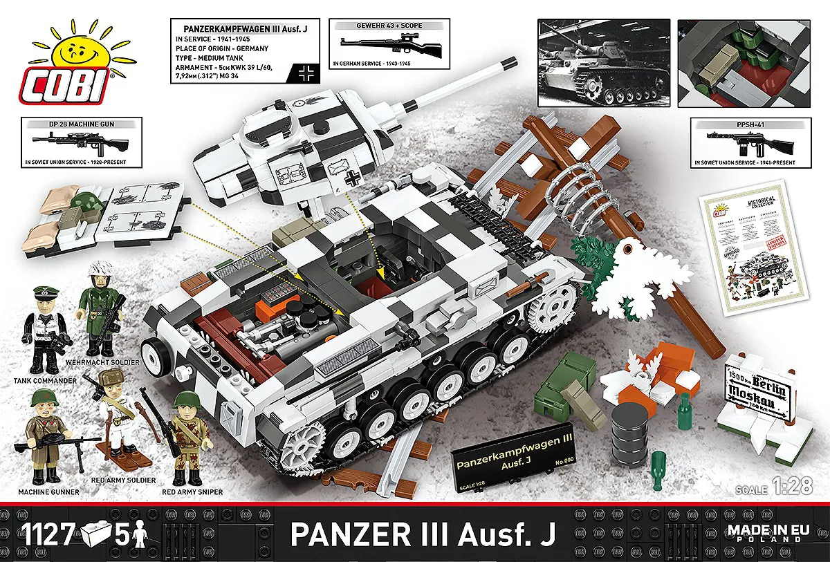 COBI 2671 Panzer III Ausf. J - Limited Edition