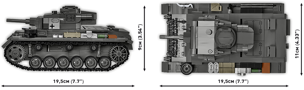 COBI 2672 Panzer III Ausf.H