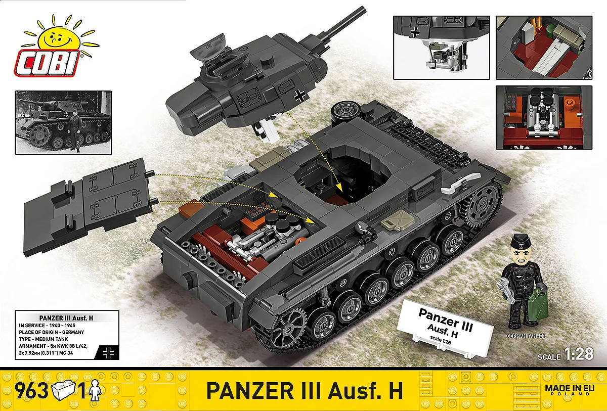COBI 2672 Panzer III Ausf.H