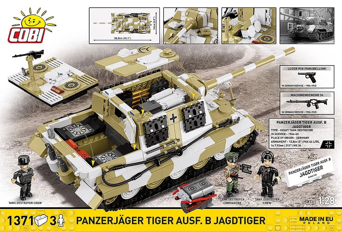 COBI 2674 Panzerjäger Tiger Ausf.B Jagdtiger