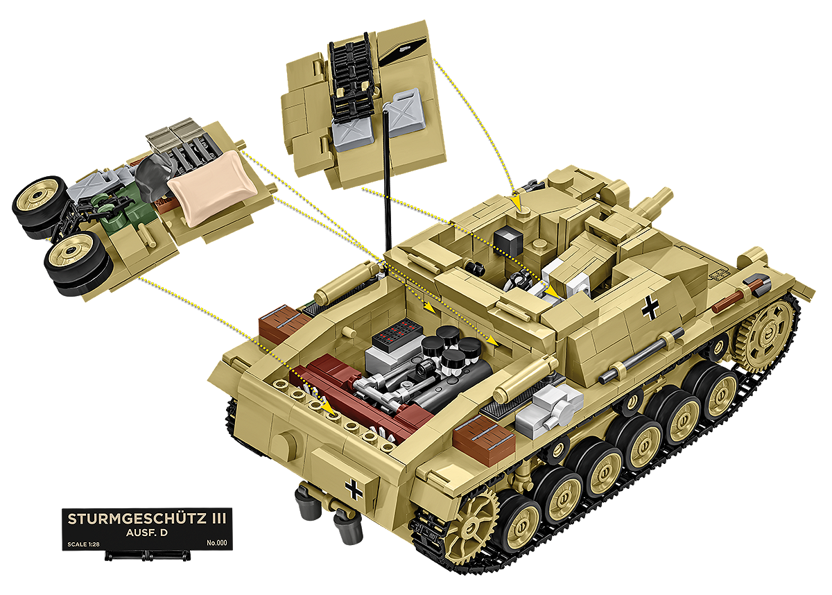 COBI 2675 Sturmgeschütz III Ausf.D - gelimiteerde editie