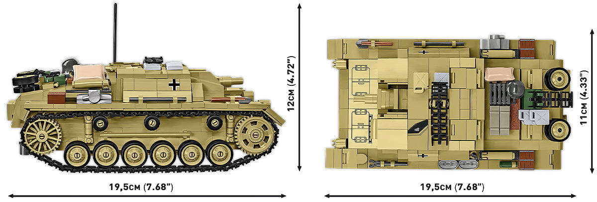 COBI 2675 Sturmgeschütz III Ausf.D - gelimiteerde editie
