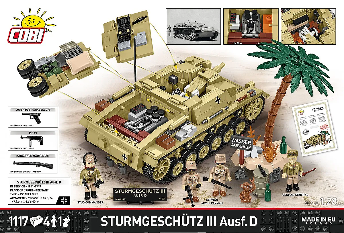 COBI 2675 Sturmgeschütz III Ausf.D - gelimiteerde editie