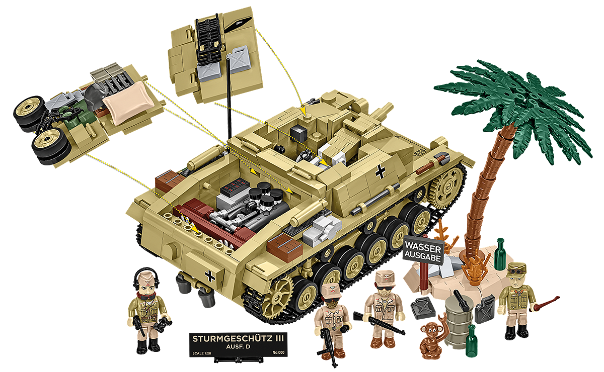 COBI 2675 Sturmgeschütz III Ausf.D - gelimiteerde editie