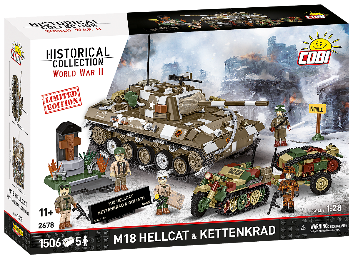 COBI 2678 M18 Hellcat - Kettenkrad & Goliath - Limitierte Auflage