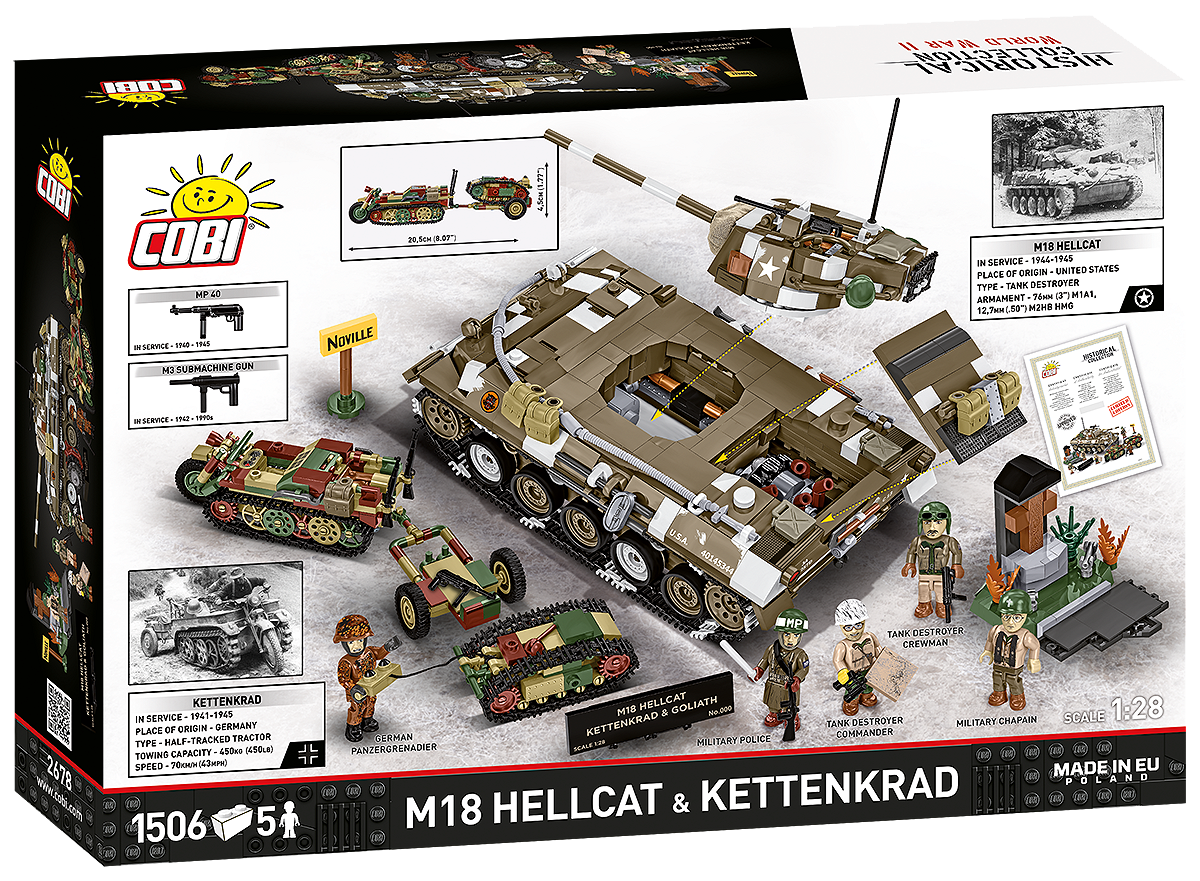COBI 2678 M18 Hellcat - Kettenkrad & Goliath - Limitierte Auflage