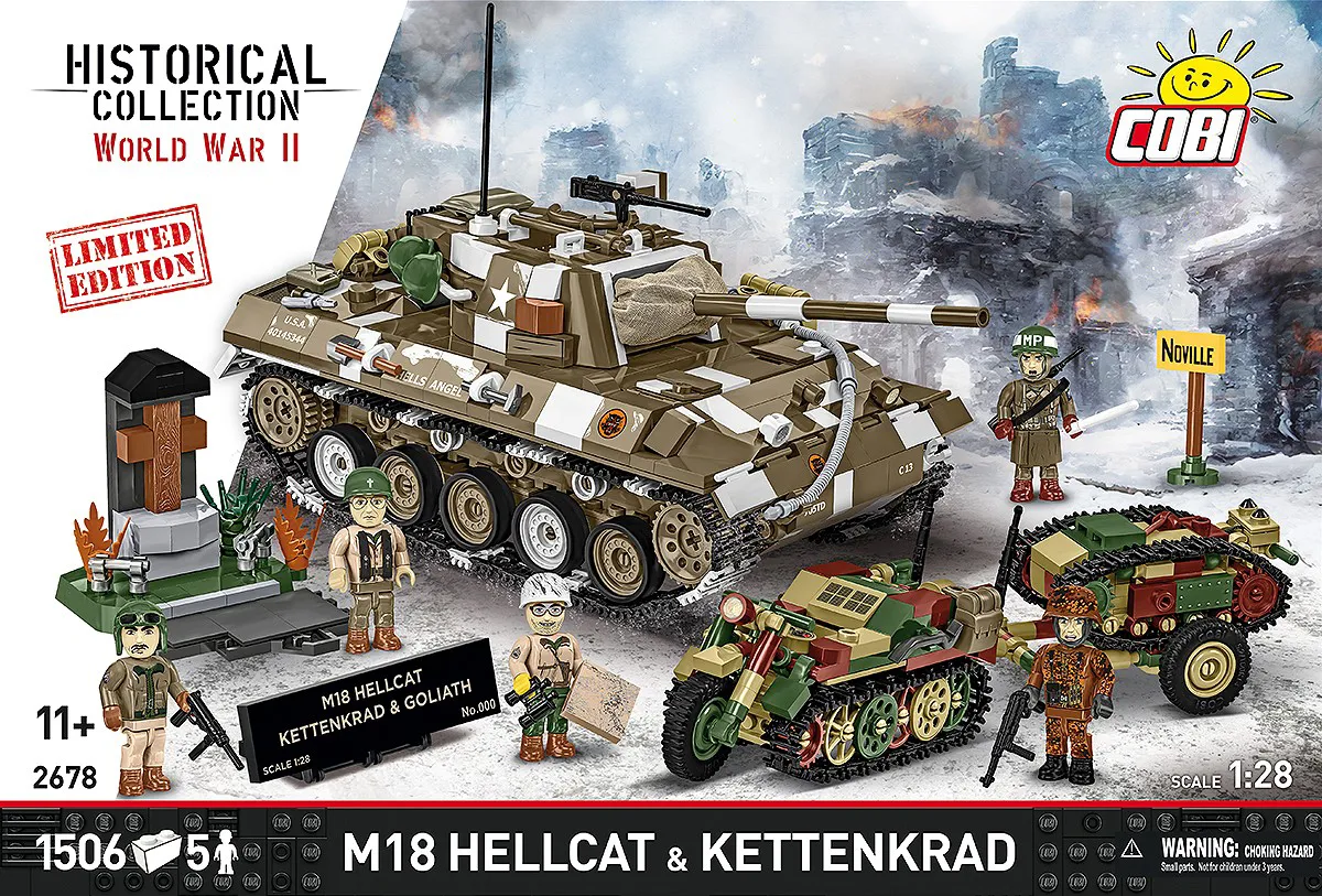 COBI 2678 M18 Hellcat - Kettenkrad & Goliath - Limitierte Auflage