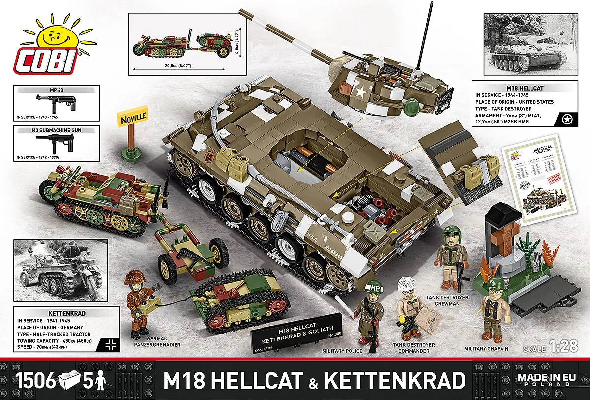 COBI 2678 M18 Hellcat - Kettenkrad & Goliath - Limitierte Auflage