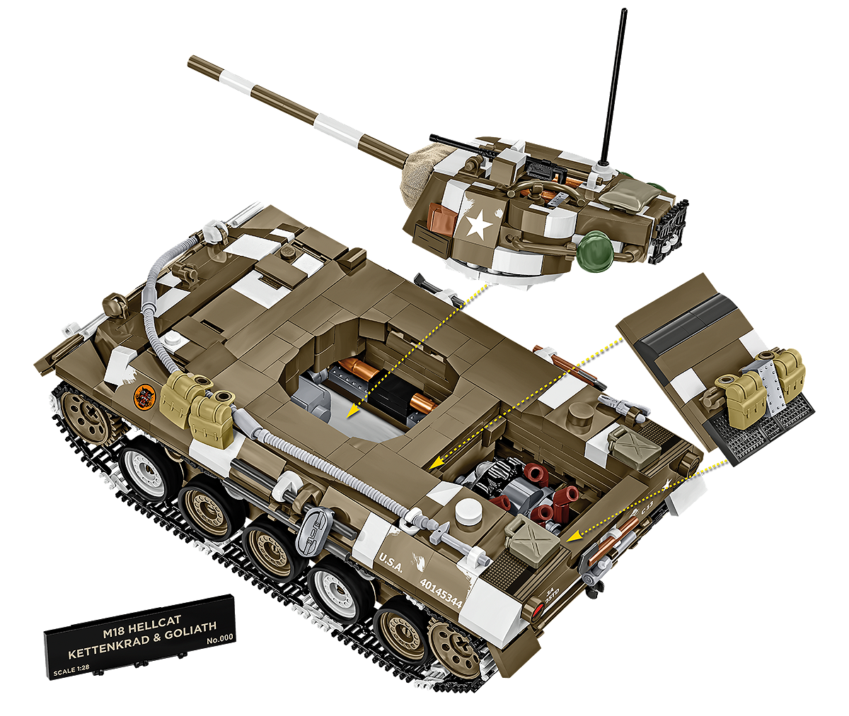 COBI 2678 M18 Hellcat - Kettenkrad & Goliath - Limitierte Auflage