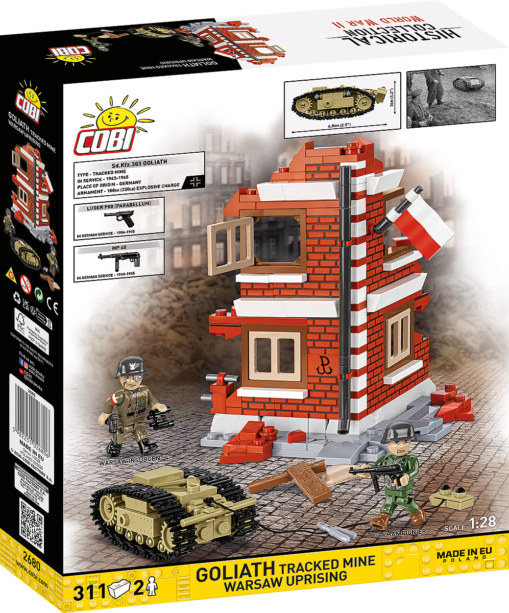COBI 2680 Goliath Tracked Mine Warsaw Uprising
