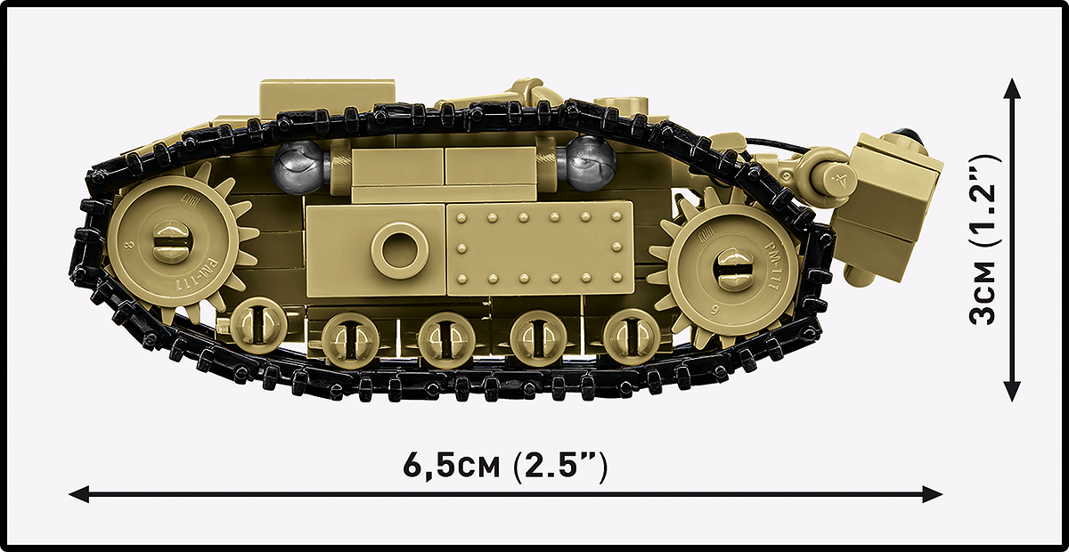 COBI 2680 Goliath Tracked Mine Warsaw Uprising