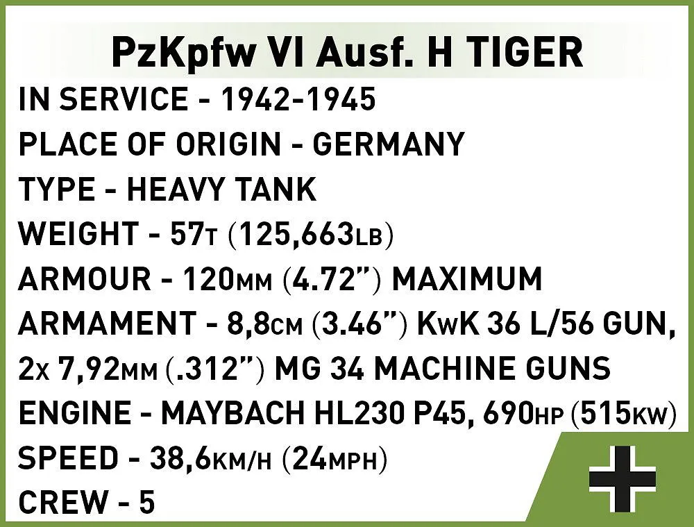 COBI 2710 PzKpfw VI Tiger 131