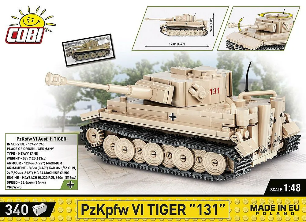 COBI 2710 PzKpfw VI Tiger 131