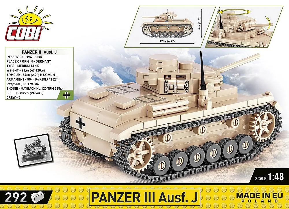 COBI 2712 Panzer III Ausf. J