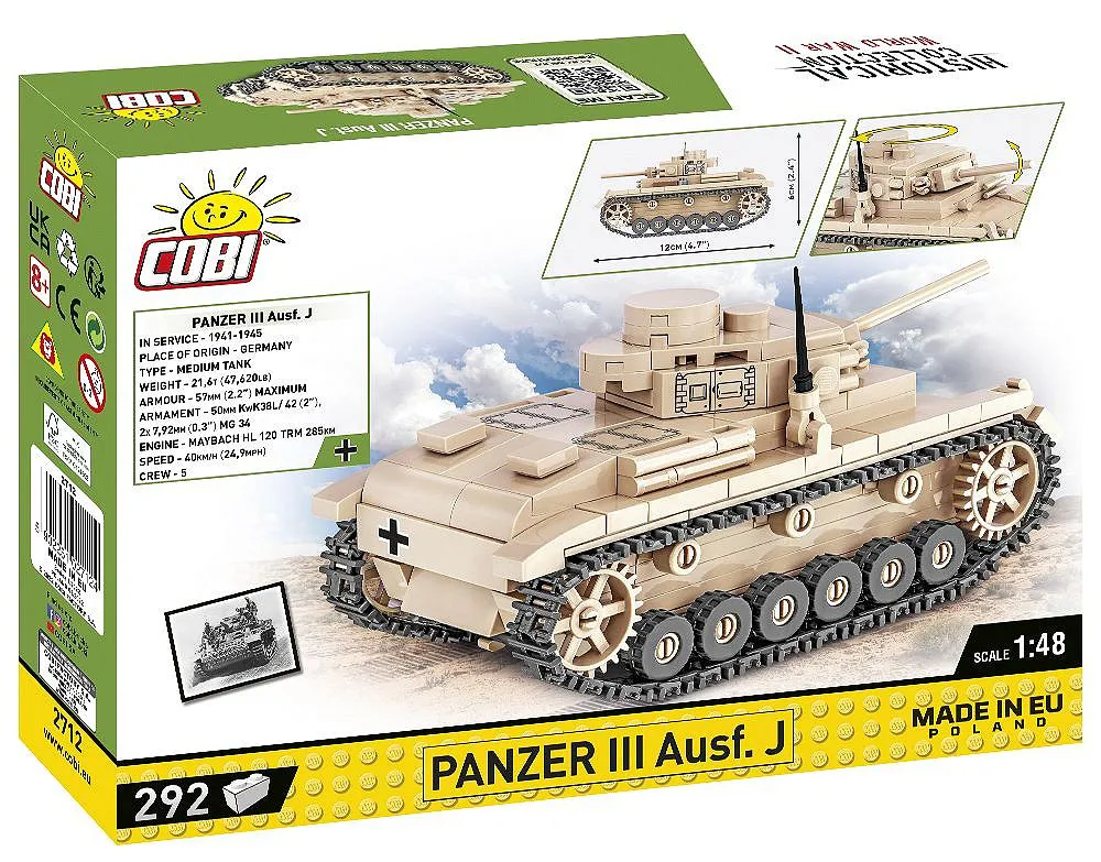 COBI 2712 Panzer III Ausf. J