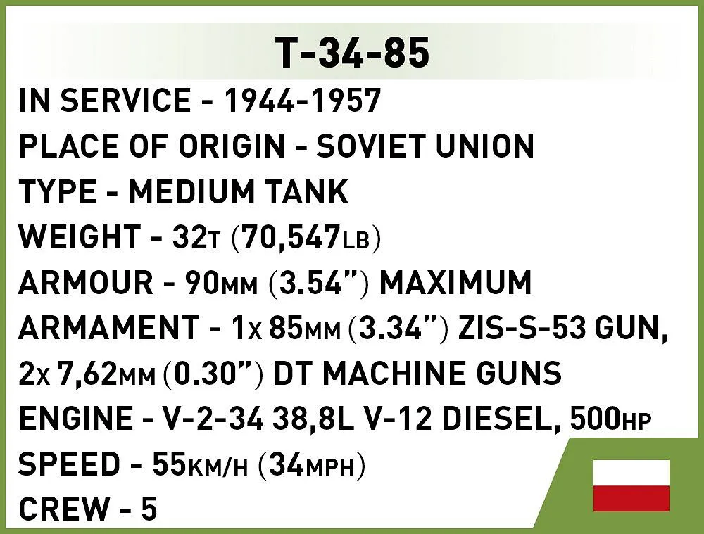 COBI 2716 T-34-85