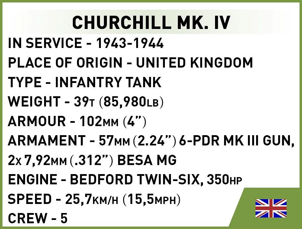 COBI 2717 Churchill Mk. IV