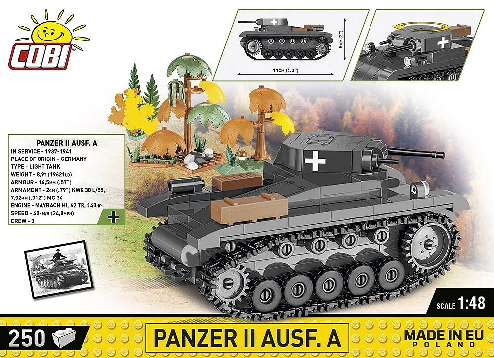 COBI 2718 Panzer II Ausf. A