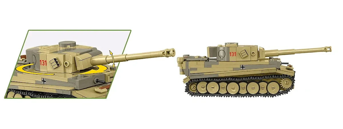 COBI 2734 Panzer VI Tiger I no 131