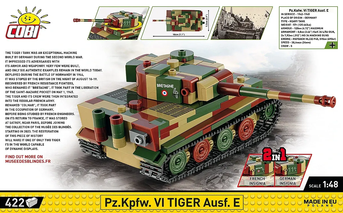 COBI 2735 Pz.Kpfw. VI Tiger Ausf.E