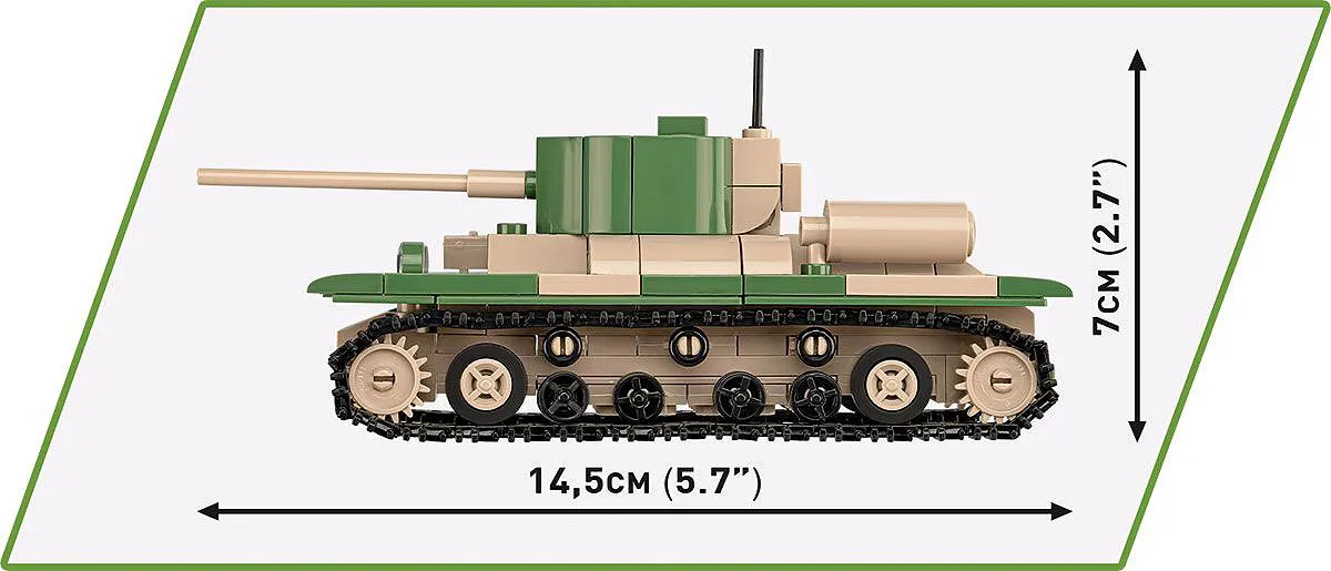 COBI 2740 Renault R35 - Valentine IX - Panzer I