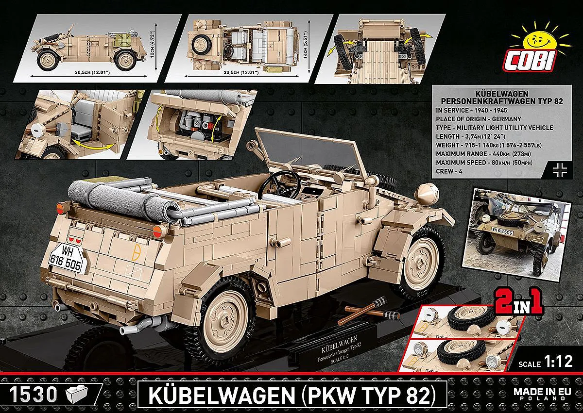 COBI 2802 Kübelwagen (PKW Typ 82) - Executive Edition