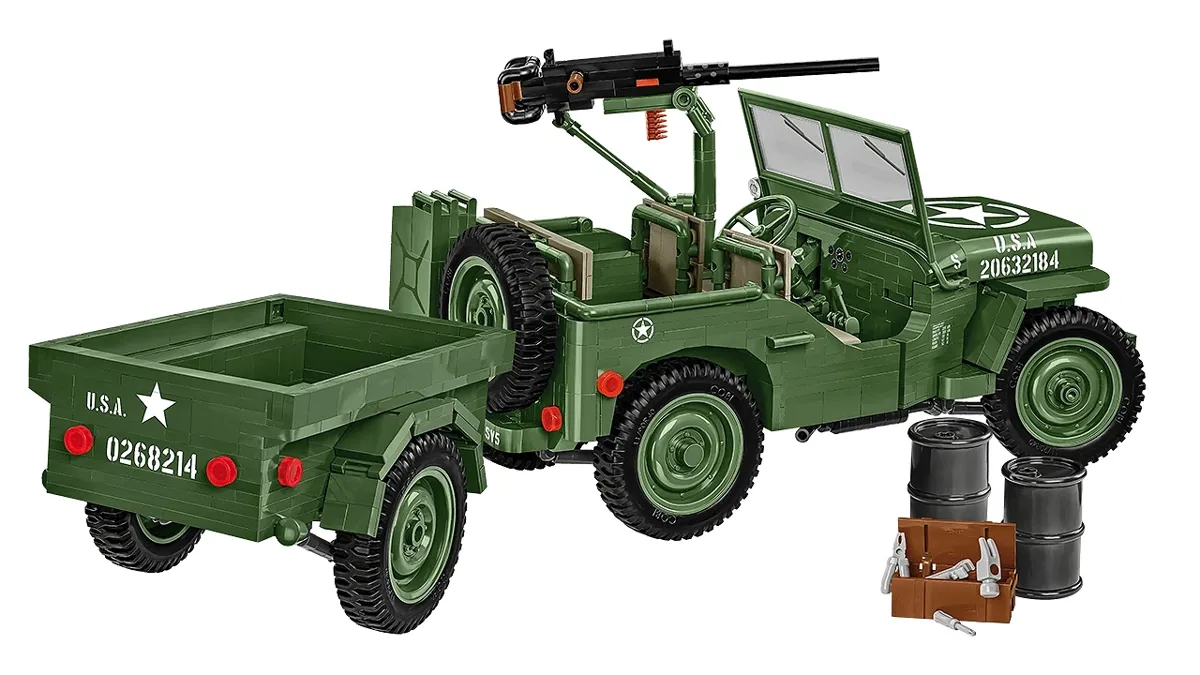 COBI 2804 Willys MB & Anhänger - Executive Edition